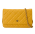 WOC, &pound;2,200, Handbags, Yellow, Caviar Leather, Front view